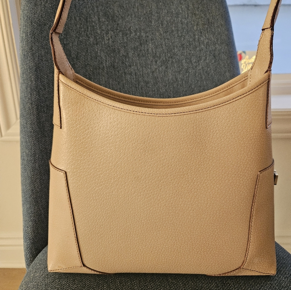 Salvatore Ferragamo Tan Leather Tote